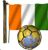 Emoticon Soccer - Flag of Ivory Coast