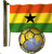 Emoticon サッカー - ガーナの旗