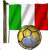 Emoticon Football - Drapeau de l'Italie