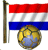 Emoticon Football - Flag of Netherlands