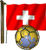 Emoticon Fußball - Flagge der Schweiz