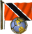 Fútbol - Bandera de Trinidad y Tobago