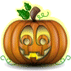 Emoticon Halloween Kürbis