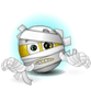 Emoticon ミイラ白