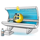 Emoticon In the sunbed