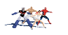 Emoticon baile de superheroes