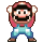 Emoticon Mario Bros dancing