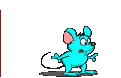 Emoticon mouse scared