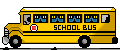 Emoticon broma en autobus escolar