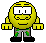 Emoticon appiccicoso muco in abiti