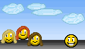Emoticon ave haciendo caca