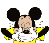 Emoticon Lachen LOL Mickey Mouse