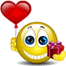 Emoticon Geschenke der Liebe