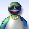 Emoticon MSN rapper with chain