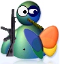 Emoticon MSN guerrillero