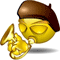 Emoticon trumpet