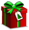 Emoticon gift of Christmas
