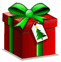 Emoticon Geschenk von Weihnachten