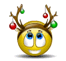 Emoticon Christmas horns