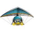 Emoticon Hang-gliding