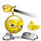 Emoticon Swords Fencing