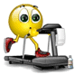 Emoticon machine of running