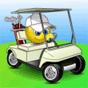 Emoticon golf cart