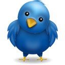 Emoticon Pájaro de Twitter