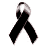 Emoticon Black ribbon - mourning 01