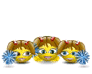 Emoticon Pom-pom girls