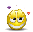 Emoticon Surrounded by hearts