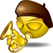 Tocando trompeta