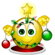 Emoticon クリスマスの星