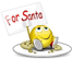 Emoticon Biscuit for Santa Claus