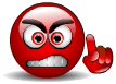Emoticon Negating angry