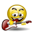 Emoticon E-Gitarre
