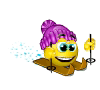 Emoticon 눈에 스키