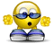Emoticon ballando con gli occhiali