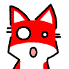 Emoticon Red Fox molto sorpreso