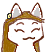 Emoticon Red Fox mujer con cabello