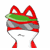 Emoticon レッドフォックスは、エスケープ