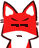 Emoticon Red Fox angry