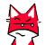 Emoticon 레드 폭스 눈썹 이동