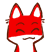 Emoticon 레드 폭스 눈썹 이동