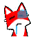 Emoticon Red Fox dormir