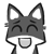 Emoticon Red Fox nervösen lachen