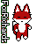 Emoticon Red Fox pressé
