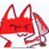Emoticon Red Fox murderer with knife