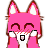 Emoticon Red Fox con emozione