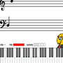 に再生  ミュージックマッチ - ピアノの上に音符を学ぶ